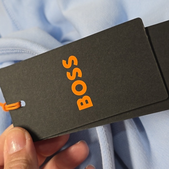 NWT: {Boss Orange} Men's Light Blue Sweatshirt - Size Medium - Picture 13 of 15